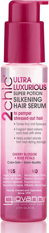 Giovanni 2chic Ultra-luxurious Silken Hair Serum 2.75oz