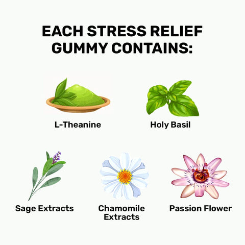 What's Up Wellness Stress Relief Gummies