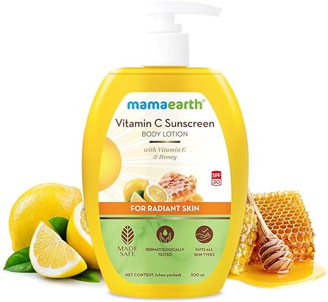 Mamaearth Vitamin C Sunscreen Body Lotion for Women & Men 300ml