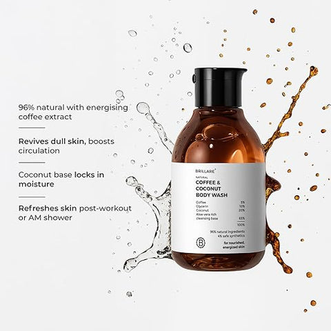 Brillaire Coffee & Coconut Body Wash 200Ml