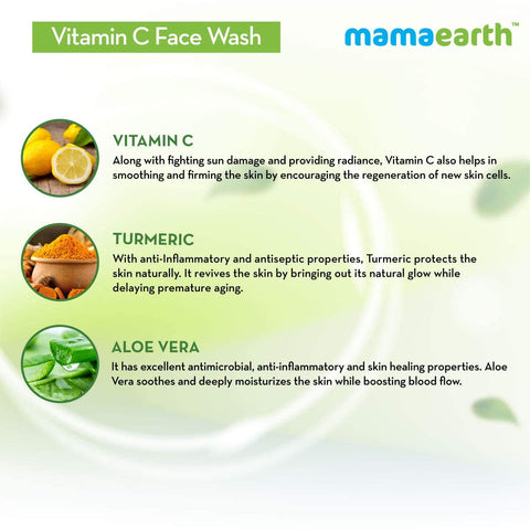 Mamaearth Vitamin C Face Wash 250 ml