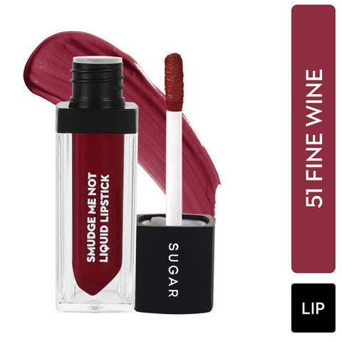 SUGAR Smudge Me Not Liquid Lipstick - 51 Fine Wine