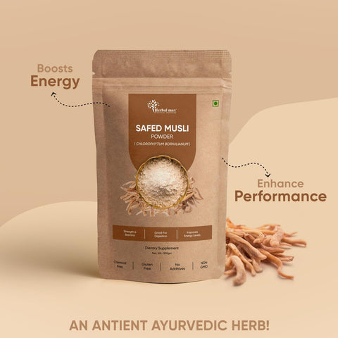 Herbal max Safed Musli Powder 100g