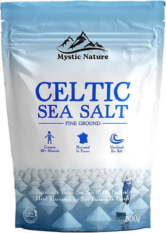 Mystic Nature CELTIC SEA SALT Fine Ground 500g