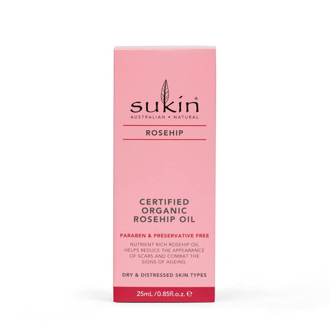 Sukin Certified Organic Rose Hip Oil, 25 Ml