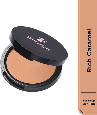 Pilgrim Rich Caramel Matte Finish Compact Powder 9G