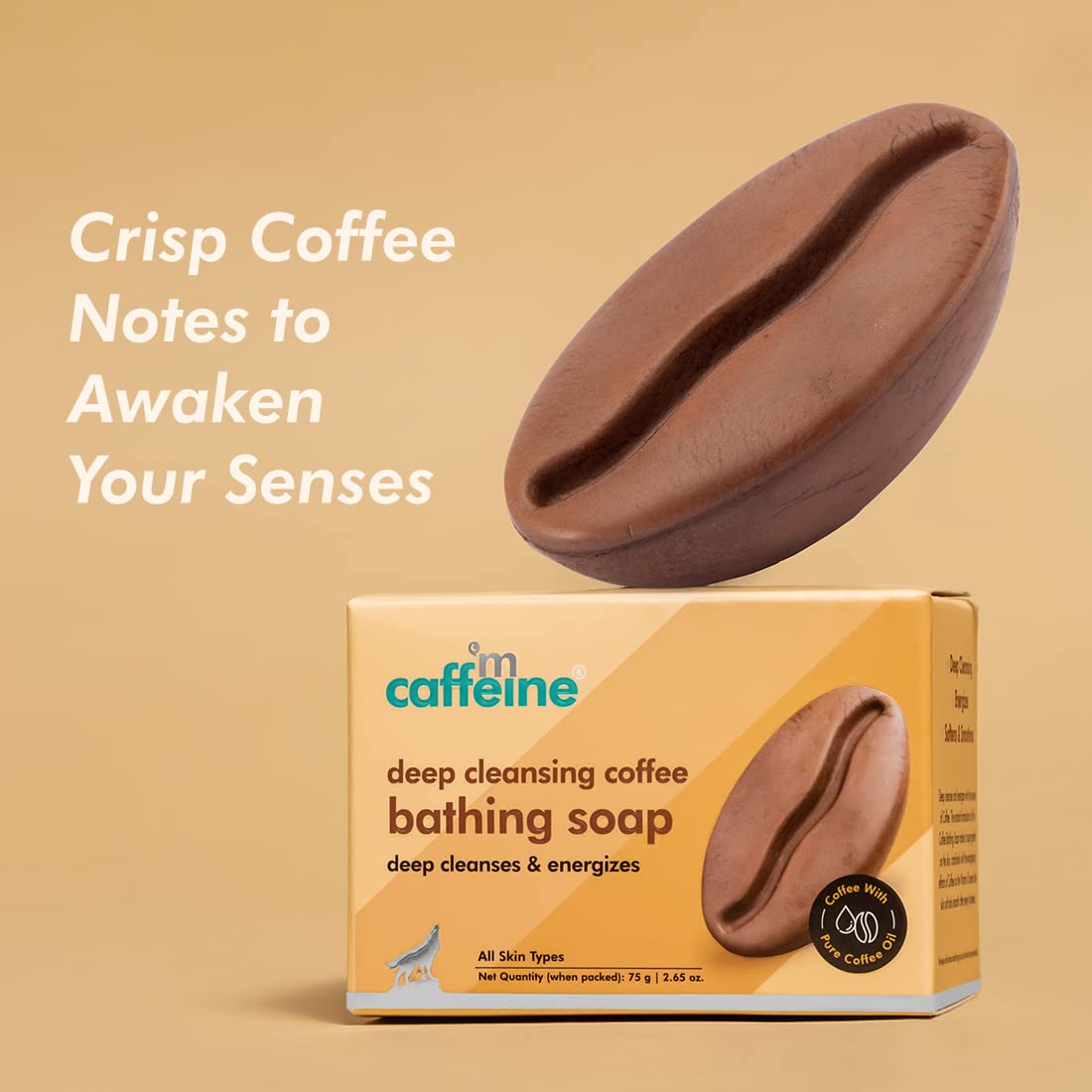 mCaffeine Deep Cleansing Coffee Bathing Bar