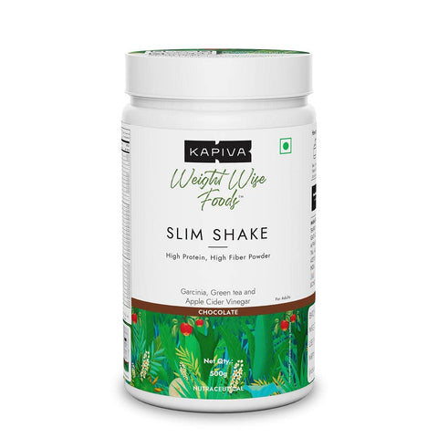 Kapiva Chocolate Slim Shake 500 Grams (20 Servings)