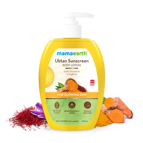 Mamaearth Ubtan Sunscreen Body Lotion 300 ml