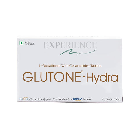 Glutone-Hydra | Setria Glutathione with Ceramosides Tablets 30