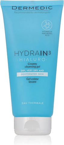 Dermedic Hydrain3 Hialuro Creamy Cleansing Gel 200 Ml
