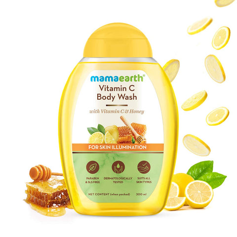 Mamaearth Vitamin C Body Wash 300 ml -