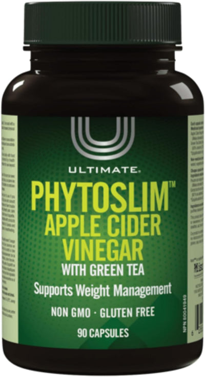 Ultimate Phytoslim Apple Cider Vinegar with Green Tea, Supports Weight Management