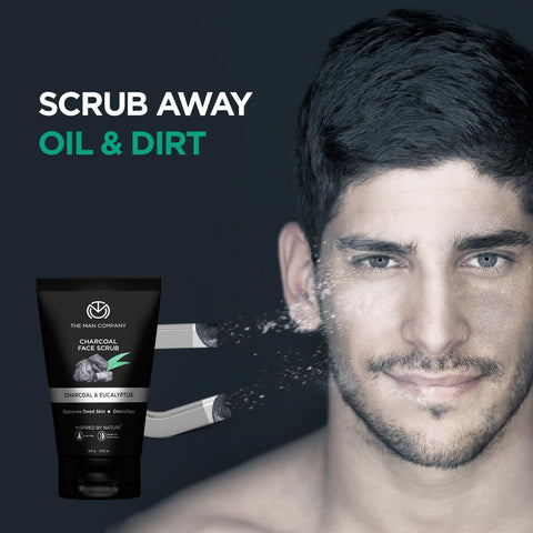 The Man Company Charcoal Face Scrub 100g