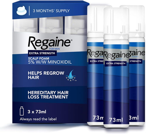 Regaine For Men 5% Minioxidil (3 X 73ml)