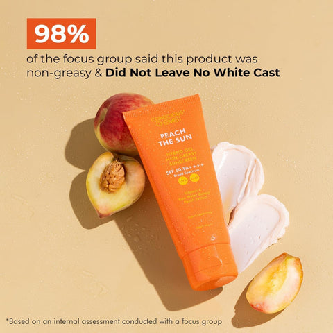 Conscious Chemist Sunscreen SPF 50 PA++++ | 50g | - Peach The Sun