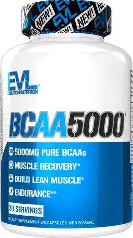 EVL BCAA 5000 30 Servings 240 Capsules