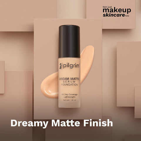 Pilgrim Golden Beige Serum Liquid Foundation Matte & Poreless 30 ml