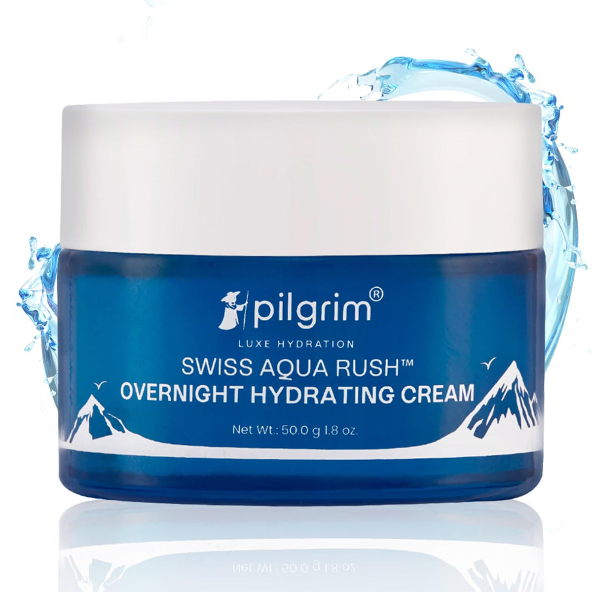 Pilgrim Swiss Aqua Rush Overnight Hydrating Face Cream 50g