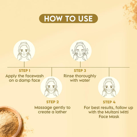 Clensta Multani Mitti Acne Control Face Wash (100gm)