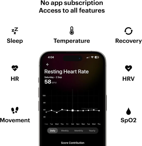 خاتم ألترا هيومان الهوائي - تيتانيوم خام (مقاس 11)