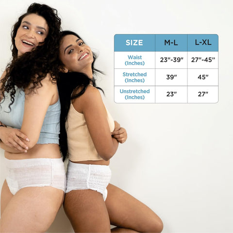 Pee Safe Disposable Period Panty (M-L) 4N