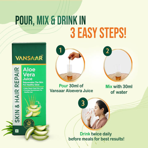 Vansaar Aloe Vera Juice 1 L