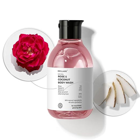 Brillaire Rose & Coconut Body Wash 200Ml
