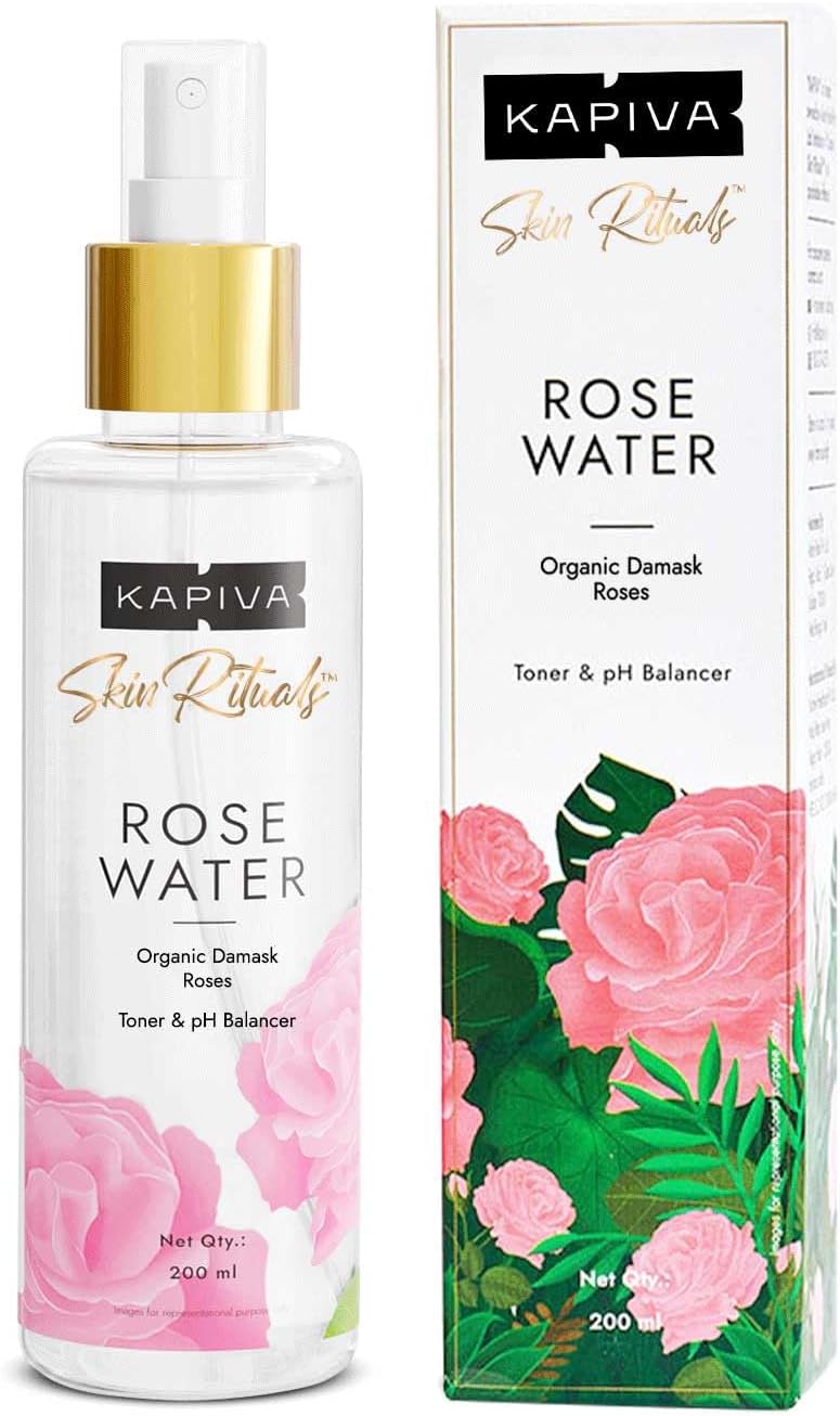 KAPIVA ROSE WATER Organic Damask Roses 200 ml