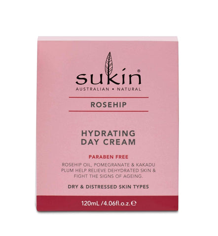 Sukin Hydrating Day Cream Rose Hip Oil, 120 Ml