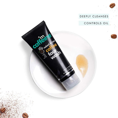 mCaffeine Naked & Raw Coffee Face Wash, 75ML