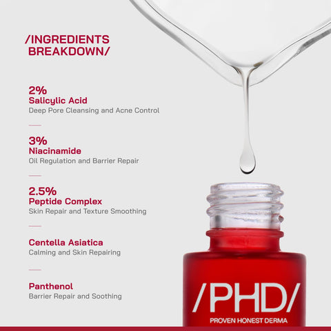 PHD 2% Salicylic Acid Anti-Acne Serum 30ml
