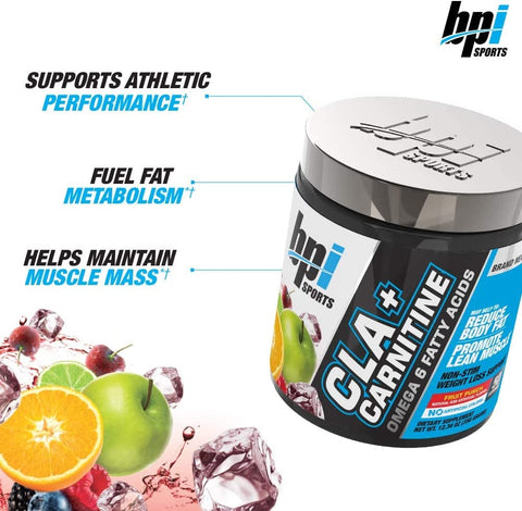 BPI Sports Health CLA + Carnitine Fruit Punch, 50 Servings