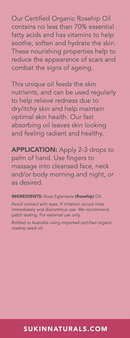 Sukin Certified Organic Rose Hip Oil, 25 Ml
