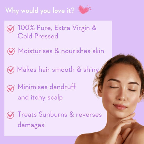 WishCare 100% Pure Cold Pressed Hair & Skin Nourishing Oils Combo (Olive + Almond + Jojoba)