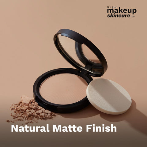 Pilgrim Pure Ivory Matte Finish Compact Powder Absorbs Oil, Conceals & Gives Radiant Skin
