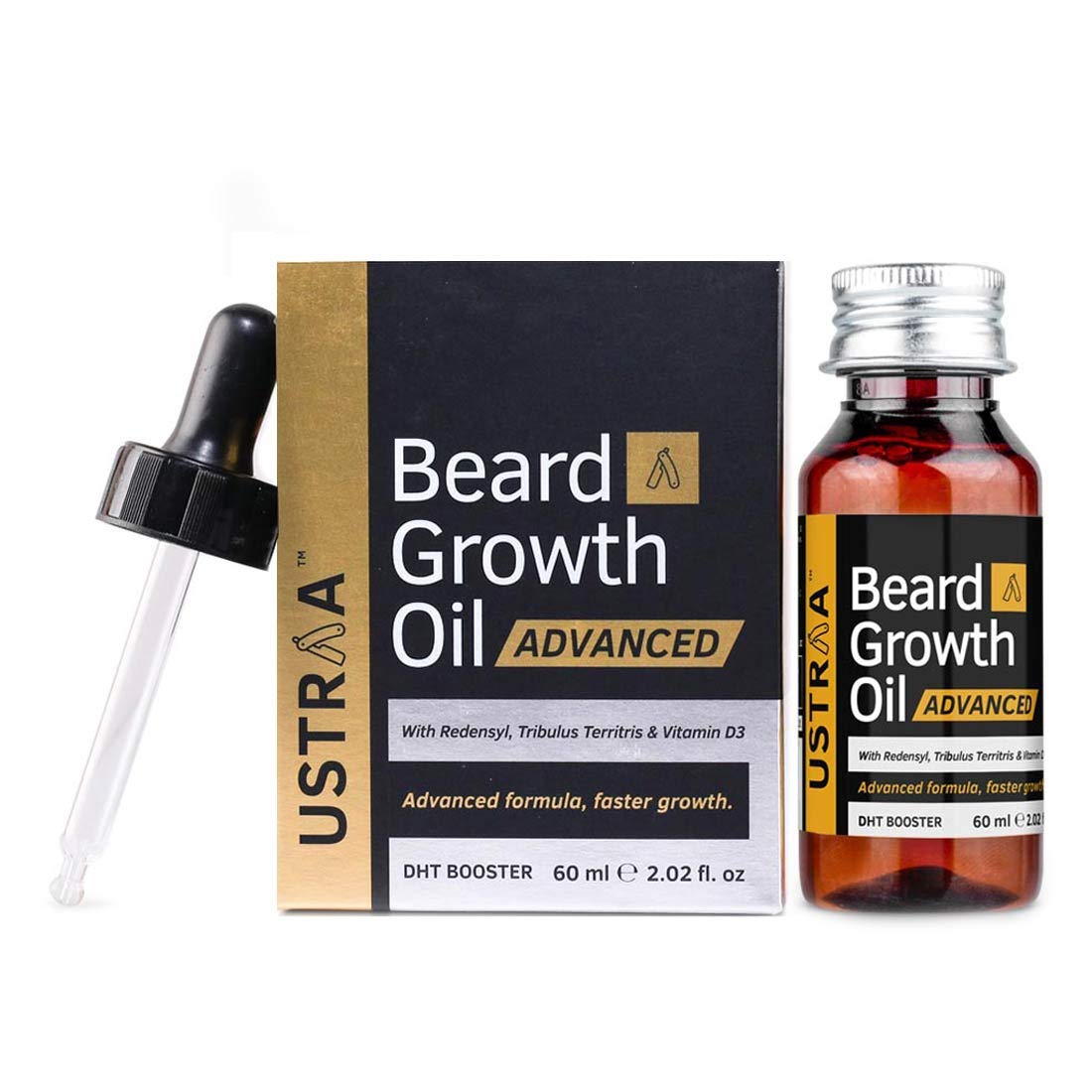 USTRA Beard Growth Oil with REDENSYL 60 ml