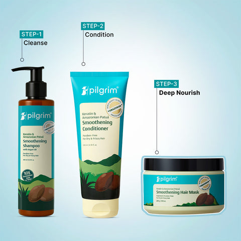 Pilgrim Patuá & Keratin Smoothening Hair Mask- 200g