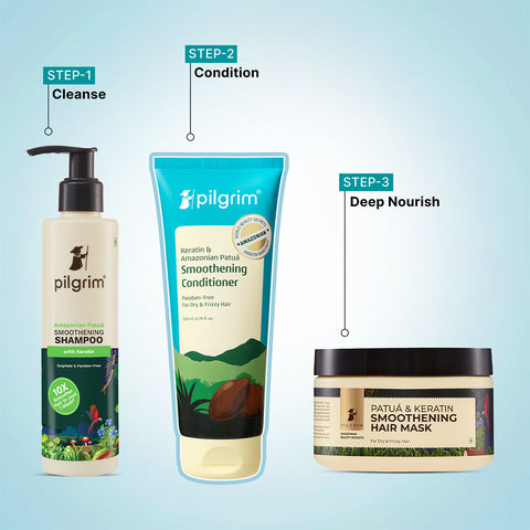 Pilgrim Patuá & Keratin Hair Smoothening Conditioner- 200 ml