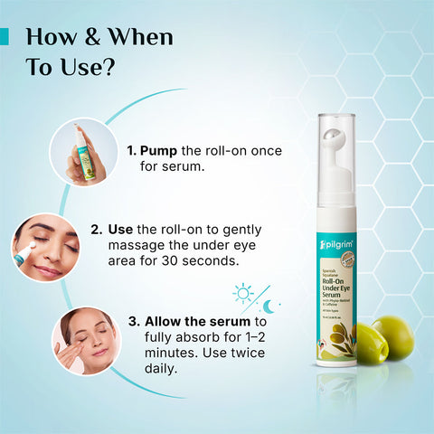 PILGRIM Squalane Roll-On under Eye serum 15 ml