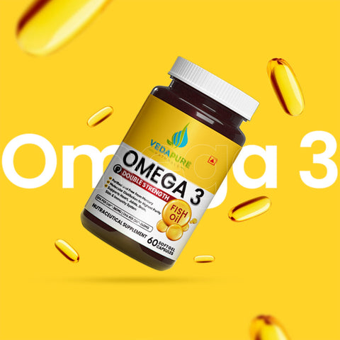 VEDAPURE Omega-3 Fish Oil 60 Capsules