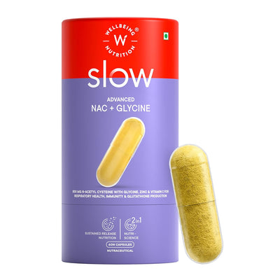 Wellbeing Nutrition Advanced NAC + Glycine 60 Capsules in a bottle