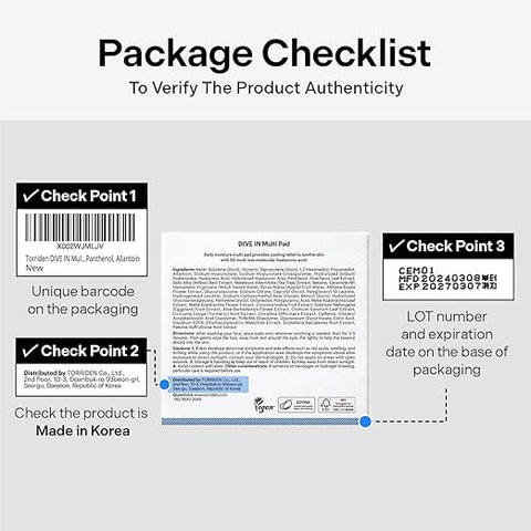 TORRIDEN DIVE IN Low Molecular Hyaluronic Acid Multi Pad 160ML