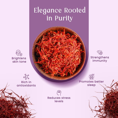 Herbal Max Original Kashmiri Mongra Saffron/Kesar 0.5 Gram