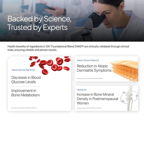 Decode Age Dake | Multivitamin D3, K2 (Mk-7), A & E Capsules 30