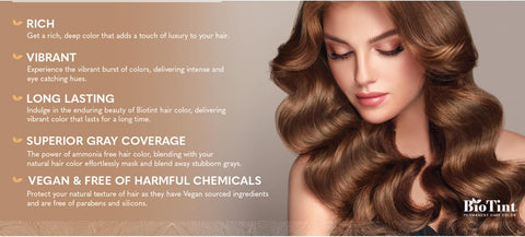 Biotint Permanent Hair Color 4.0 Medium Brown 1'S 191085