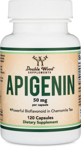 Doublewood Apigenin Supplement 50mg per Capsule 120 Count