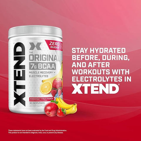 XTEND Original BCAA Powder Fruit Punch 30s
