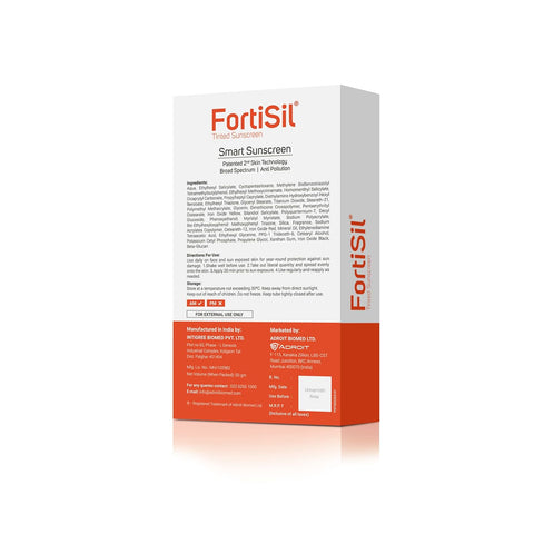 FORTISIL SPF 50+ PA+++ Tinted Sunscreen | 50gm