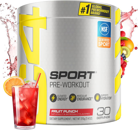 C4 Sport Pre-Workout (Fruit Punch ) 30 servings